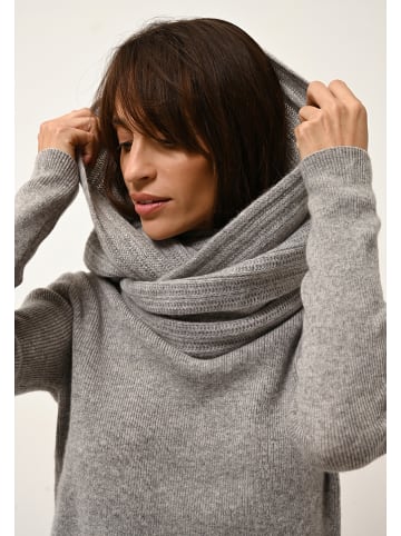 Perfect Cashmere Kaschmir-Loop-Schal "Hutton" in Grau - (L)65 x (B)50 cm