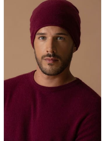 Perfect Cashmere Kaschmir-Mütze "June" in Aubergine