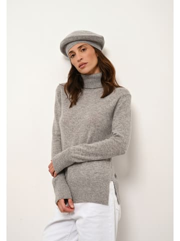 Just Cashmere Kaschmir-Mütze "Paris" in Grau