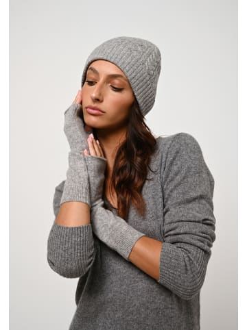 AUTHENTIC CASHMERE Kaschmir-Mütze "Scott" in Grau