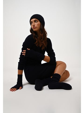 AUTHENTIC CASHMERE Kasjmieren muts "Scott" donkerblauw