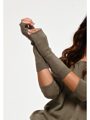 AUTHENTIC CASHMERE Kasjmieren stulpen "Serre" kaki