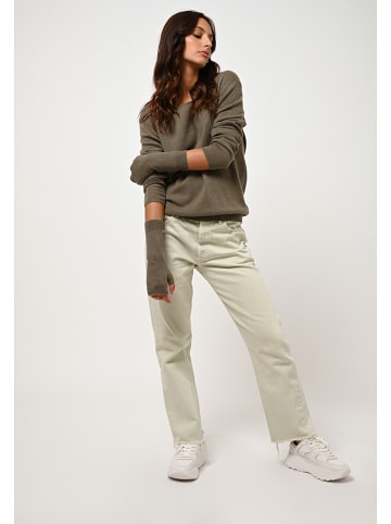 AUTHENTIC CASHMERE Kasjmieren stulpen "Serre" kaki