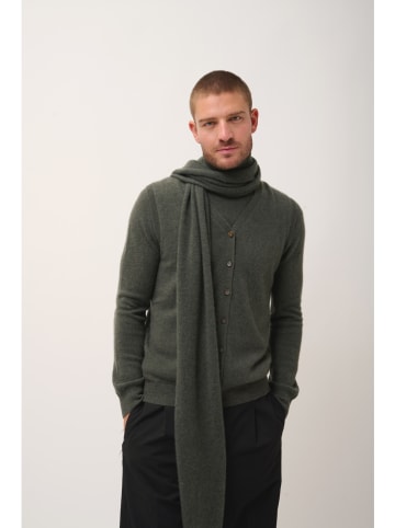 Just Cashmere Kasjmieren sjaal antraciet - (L)200 x (B)30 cm