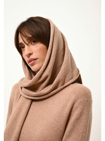 Just Cashmere Kasjmieren sjaal "Spencer" beige - (L)200 x (B)30 cm