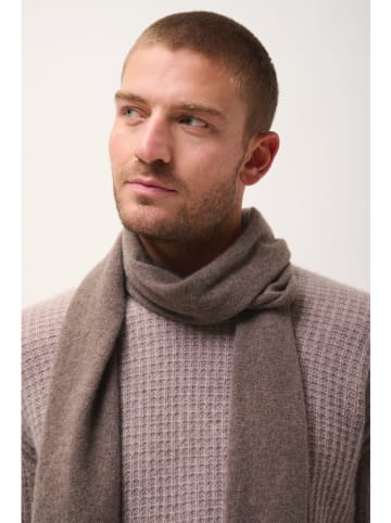 Just Cashmere Kaschmir-Schal in Taupe - (L)200 x (B)30 cm