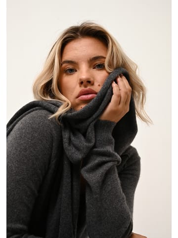 Perfect Cashmere Kaschmir-Schal "Spencer" in Anthrazit - (L)200 x (B)30 cm