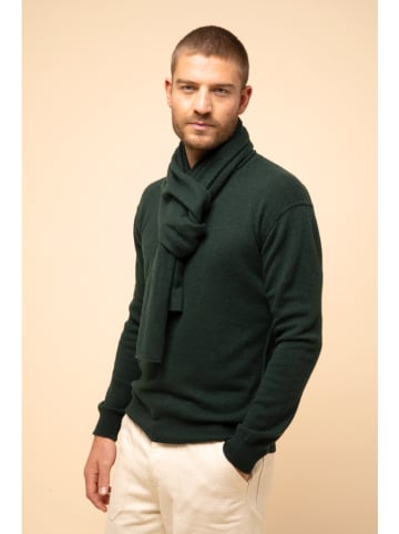 Just Cashmere Kaschmir-Schal in Grün - (L)200 x (B)30 cm