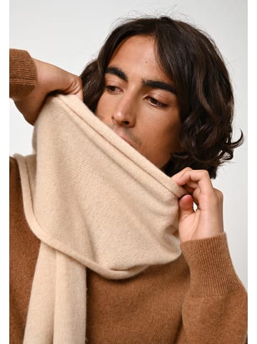 AUTHENTIC CASHMERE Kaszmirowy szal "Vaymont" w kolorze beżowym - 200 x 30 cm