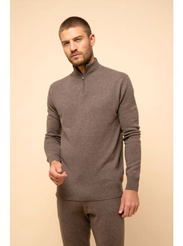 Just Cashmere Kaschmir-Pullover "Bradley" in Taupe