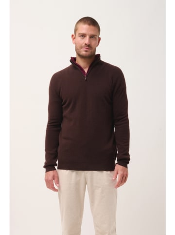Just Cashmere Kasjmieren trui "Bradley" bordeaux
