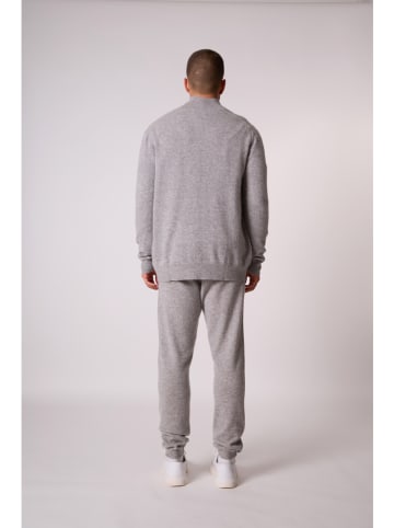 Perfect Cashmere Kaszmirowy kardigan "Cody" w kolorze szarym