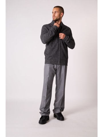 Perfect Cashmere Kasjmieren vest "Leo" antraciet