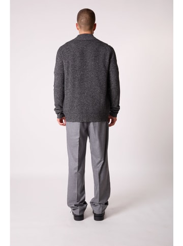 Perfect Cashmere Kasjmieren vest "Leo" antraciet