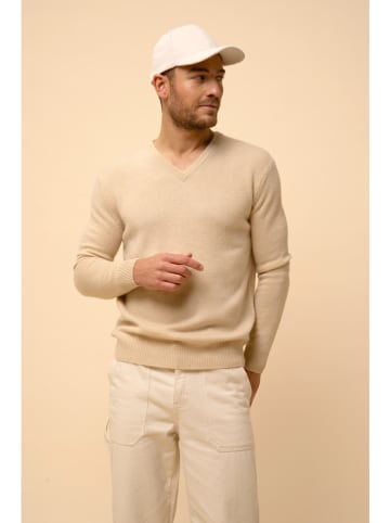 Just Cashmere Kaschmir-Pullover "Nathan" in Beige