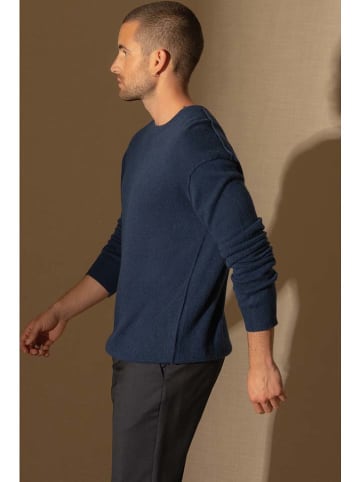 Perfect Cashmere Kasjmieren trui "Soan" donkerblauw