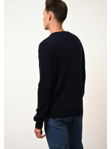 Just Cashmere Kasjmieren trui "Tom" donkerblauw