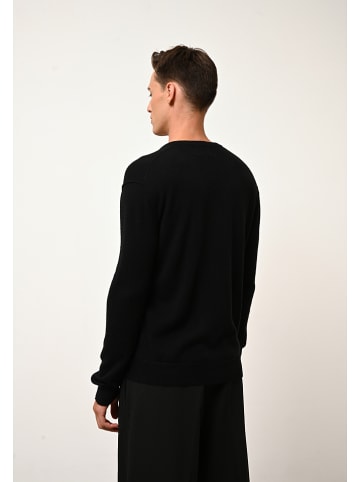 Just Cashmere Kaszmirowy sweter "Tom" w kolorze czarnym