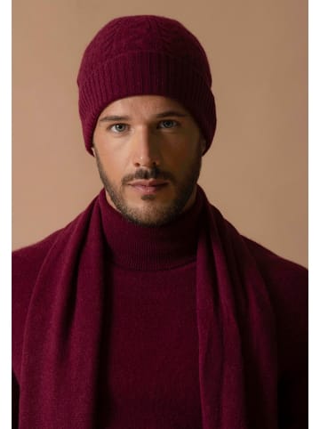 Perfect Cashmere Kaschmir-Rollkragenpullover "Trevor" in Aubergine