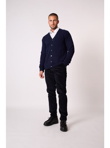 Perfect Cashmere Kasjmieren vest "Errol" donkerblauw