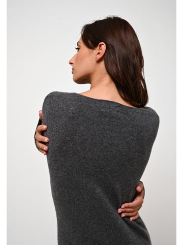 AUTHENTIC CASHMERE Kasjmieren jurk "Armet" antraciet