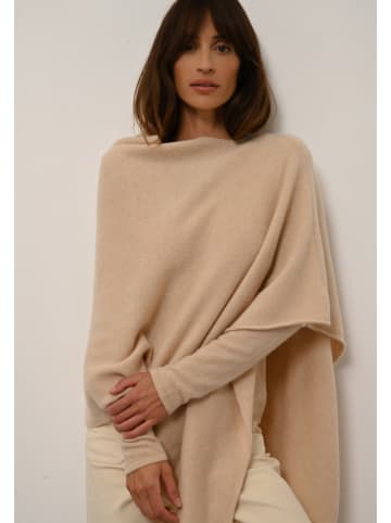 Just Cashmere Kasjmieren poncho "Ashley" beige