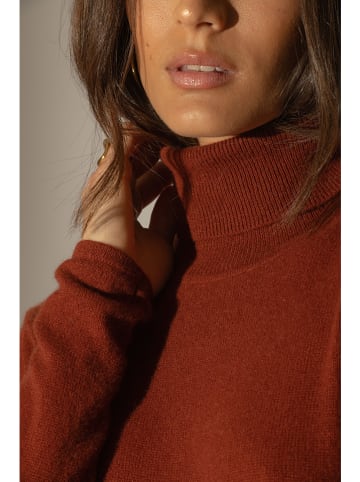 Perfect Cashmere Kasjmieren coltrui "Ashley" bruin