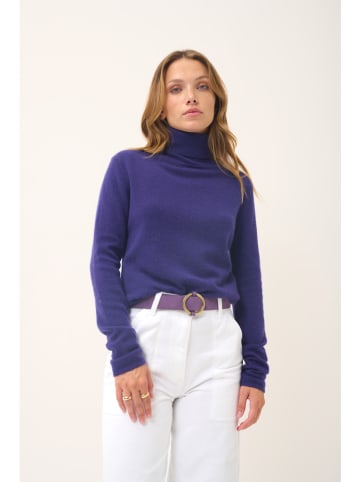 Just Cashmere Kaschmir-Rollkragenpullover "Ava" in Lila