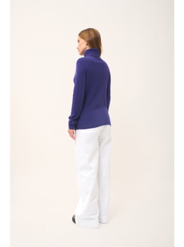 Just Cashmere Kaschmir-Rollkragenpullover "Ava" in Lila