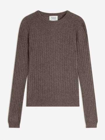 AUTHENTIC CASHMERE Kaschmir-Pullover in Hellbraun