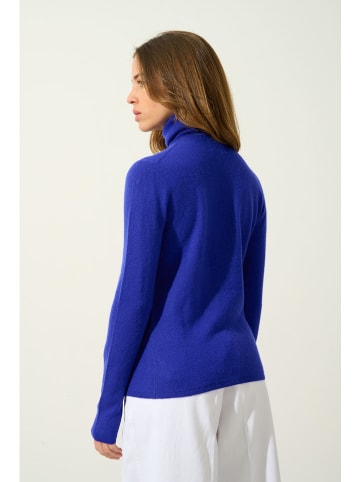 AUTHENTIC CASHMERE Kaschmir-Rollkragenpullover "Bise" in Blau