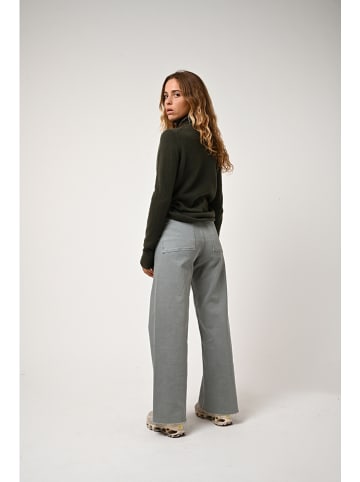 AUTHENTIC CASHMERE Kasjmieren trui "Bise" kaki