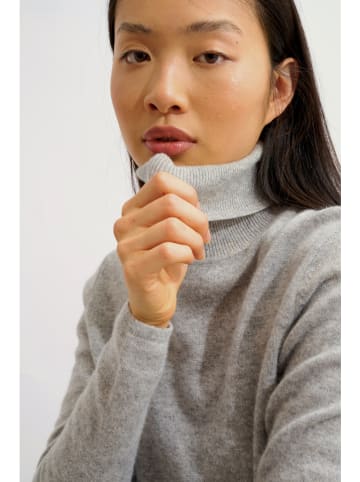 AUTHENTIC CASHMERE Kaschmir-Rollkragenpullover "Bise" in Grau
