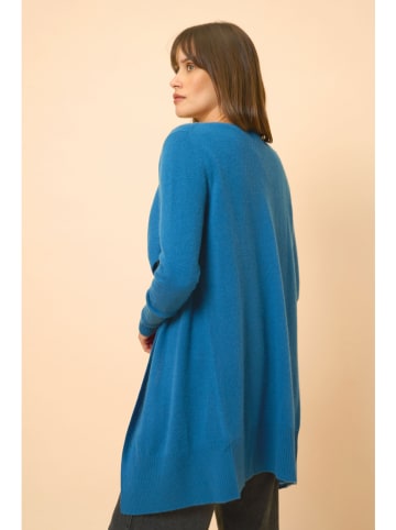 Just Cashmere Kaschmir-Cardigan "Brooke" in Blau