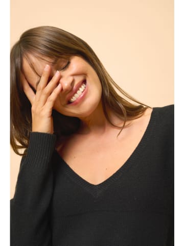 Just Cashmere Kaschmir-Pullover "Cassie" in Schwarz