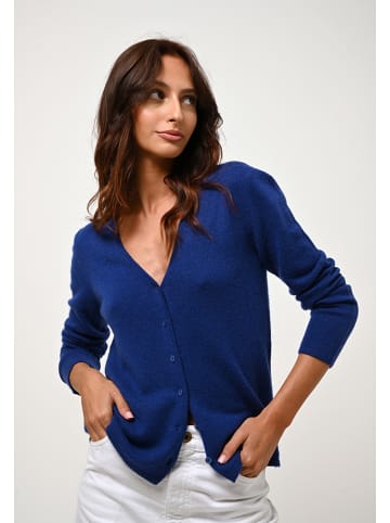 AUTHENTIC CASHMERE Kaschmir-Cardigan "Chalais" in Blau