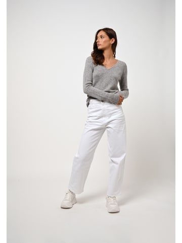 AUTHENTIC CASHMERE Kasjmieren trui "Chelsea" grijs