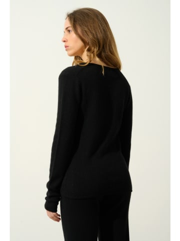 AUTHENTIC CASHMERE Kasjmieren trui "Chelsea" zwart