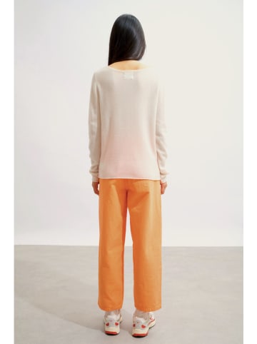 AUTHENTIC CASHMERE Kasjmieren trui "Criou" wit