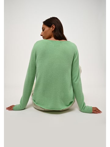 AUTHENTIC CASHMERE Kaschmir-Pullover "Criou" in Grün