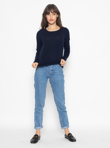 AUTHENTIC CASHMERE Kaschmir-Pullover "Ecrin" in Dunkelblau