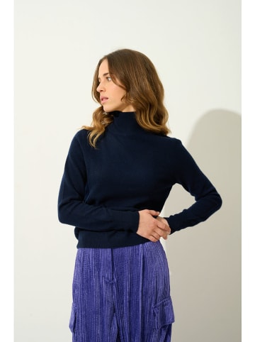 AUTHENTIC CASHMERE Kaschmir-Pullover "Eileen" in Dunkelblau