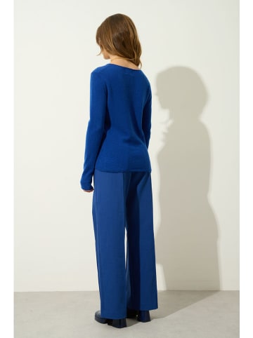 AUTHENTIC CASHMERE Kasjmieren trui "Epéna" blauw