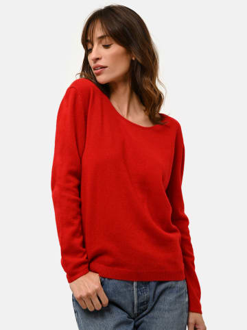 Just Cashmere Kaschmir-Pullover "Fiona" in Rot