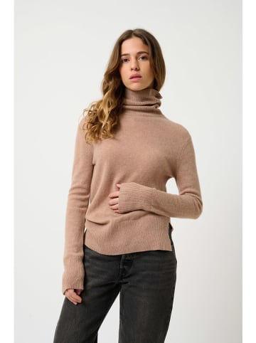 AUTHENTIC CASHMERE Kaschmir-Rollkragenpullover "Fornet" in Hellbraun