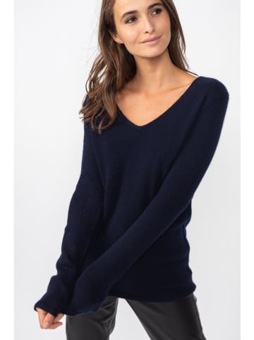 Perfect Cashmere Kaschmir-Pullover "Gaby" in Dunkelblau
