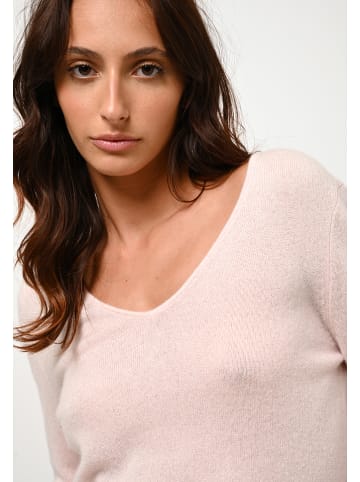 AUTHENTIC CASHMERE Kasjmieren trui "Galise" lichtroze