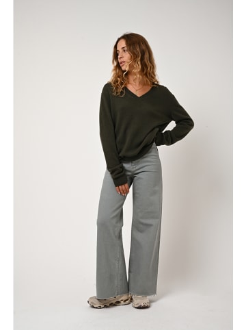 AUTHENTIC CASHMERE Kaschmir-Pullover "Gardoria" in Khaki