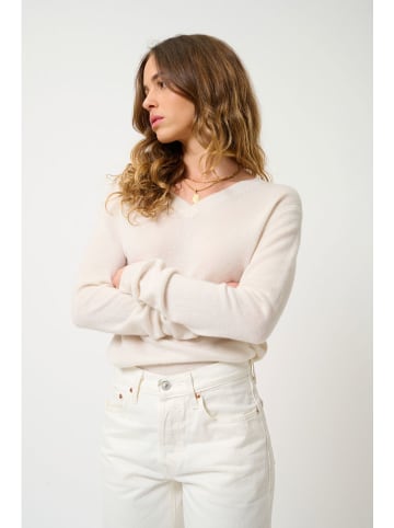 AUTHENTIC CASHMERE Kaschmir-Pullover in Creme