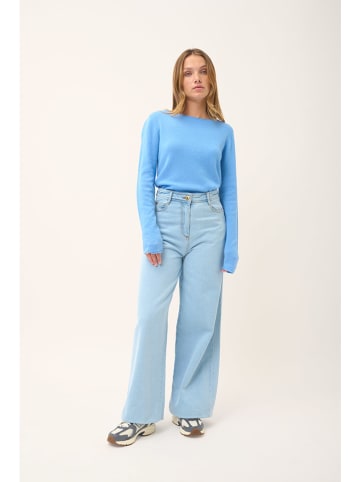Just Cashmere Kasjmieren trui "Grace" lichtblauw